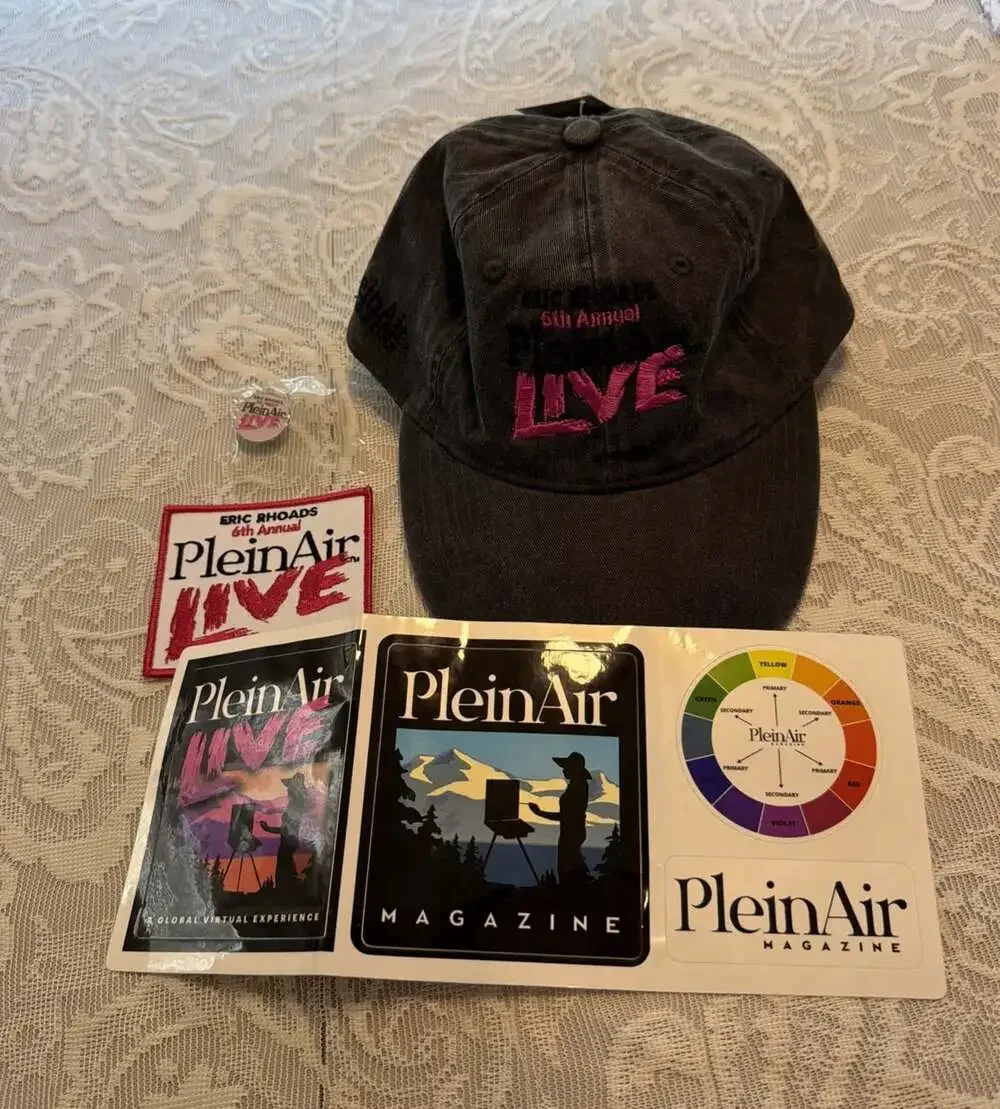 Plein Air Annual Conference Hat*Stickers* Pin NWT 2025 Swag Bag